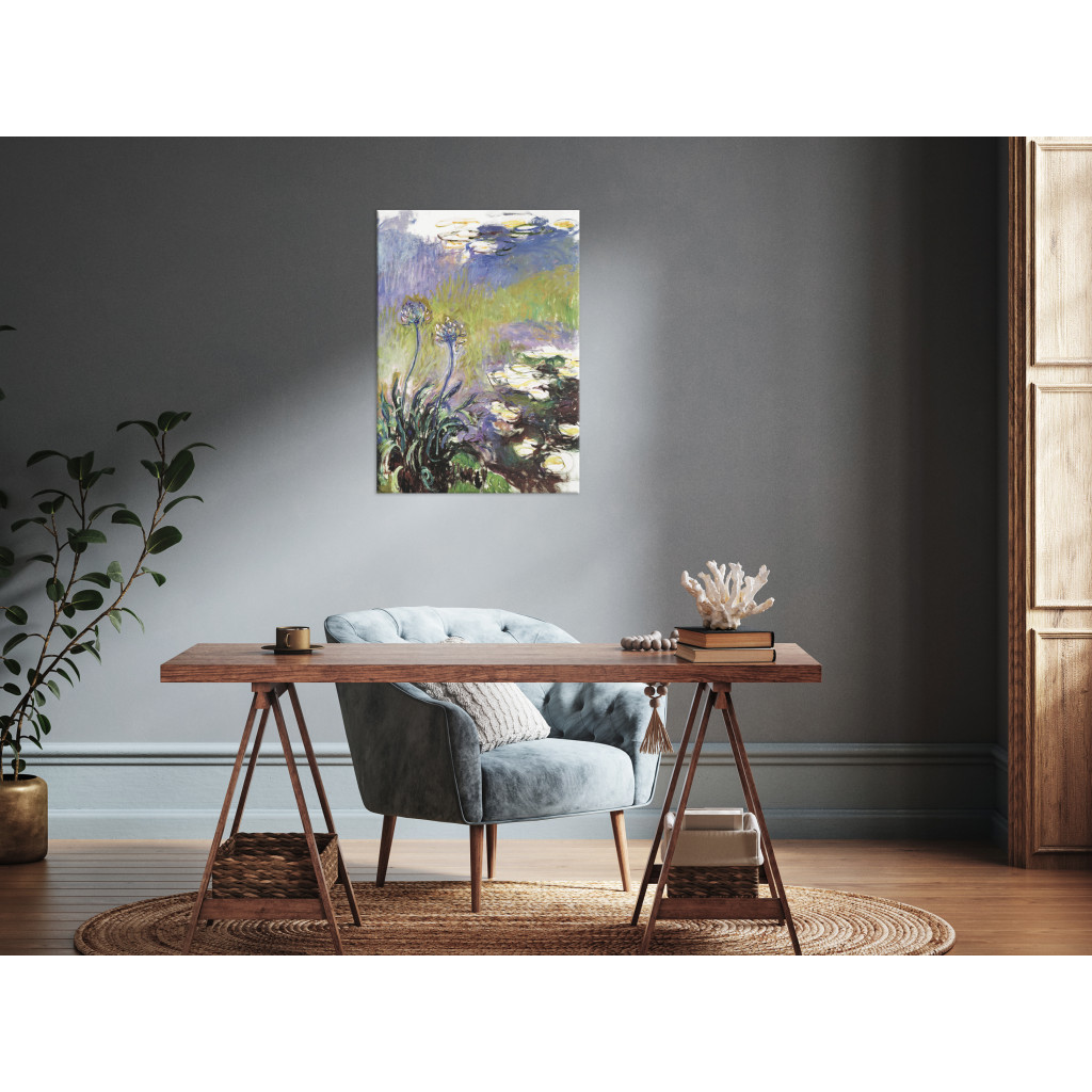 Schilderij  Claude Monet: Agapanthus