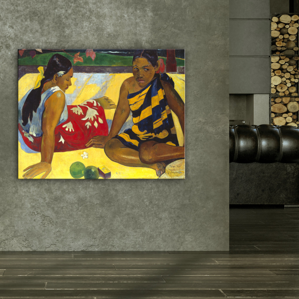 Schilderij  Paul Gauguin: Two Tahitian Women