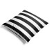 Kissen Velours Striped Zebra - Minimalist Black and White Composition 151332 additionalThumb 3