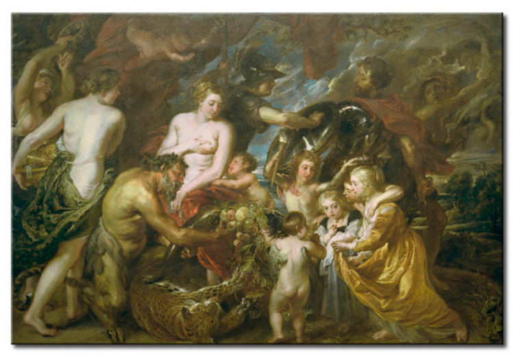 Reproduction sur toile Minerva protège Pax de Mars 51732