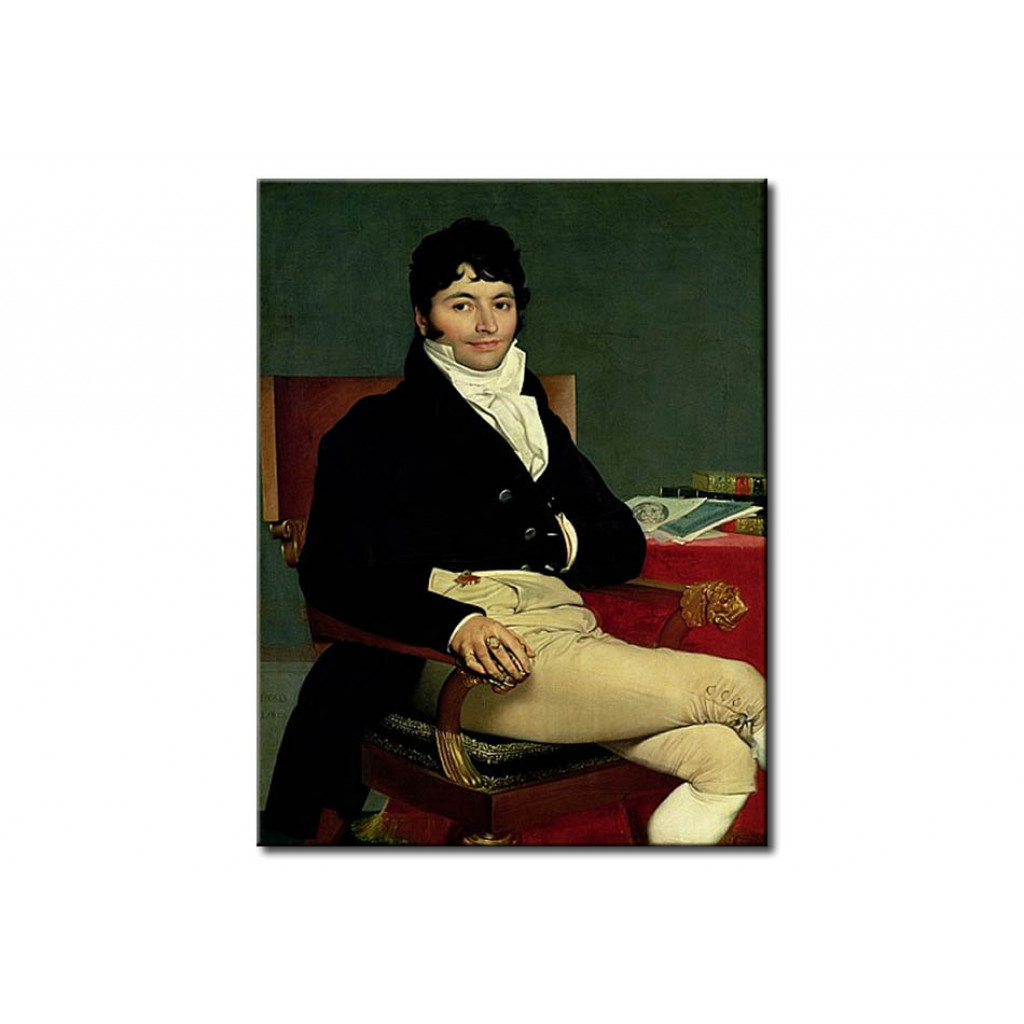 Schilderij  Jean-Auguste-Dominique Ingres: Philibert Riviere