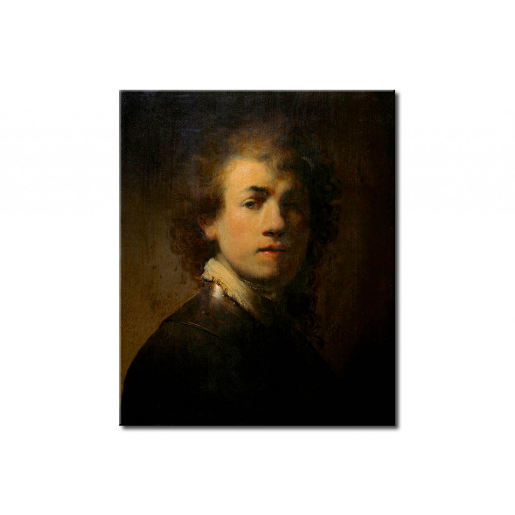 Schilderij  Rembrandt: Selfportrait With Gorget
