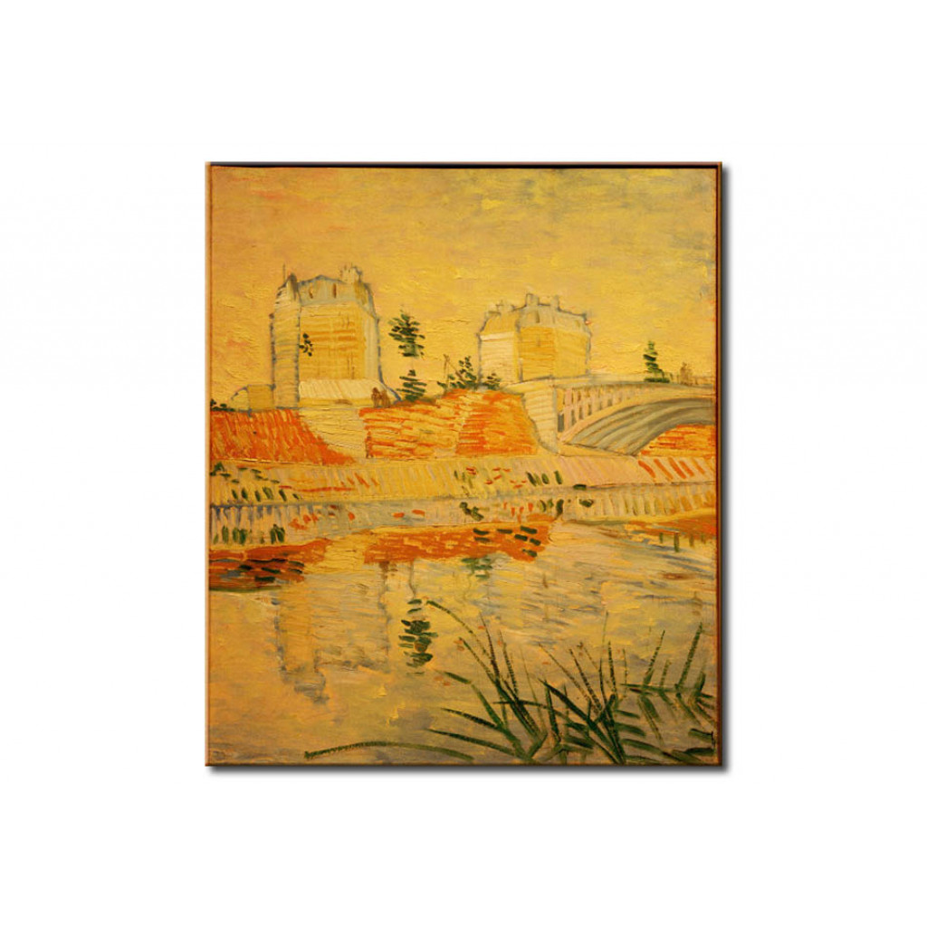 Schilderij  Vincent Van Gogh: Pont De Clichy