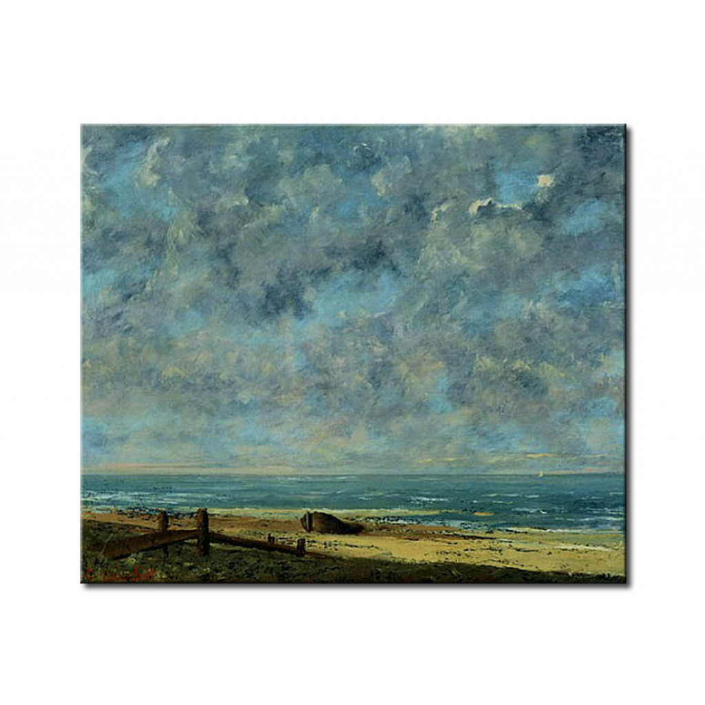 Schilderij  Gustave Courbet: The Sea