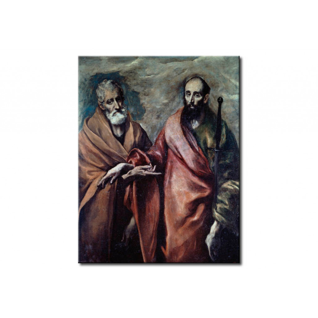 Schilderij  El Greco: Saints Peter And Paul