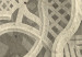 Fototapeta Pieśń delikatności - beżowe ornamenty w typie mandali na szarym tle 94932 additionalThumb 3