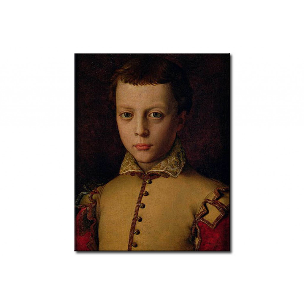 Schilderij  Agnolo Bronzino: Portrait Of Ferdinando De' Medici