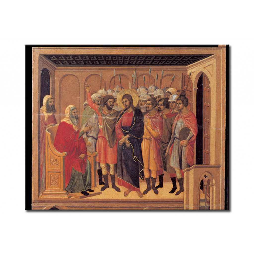 Schilderij  Duccio Di Buoninsegna: Christ Before Annas