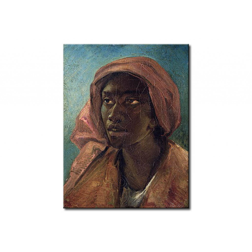 Schilderij  Théodore Géricault: A Young Negro Woman