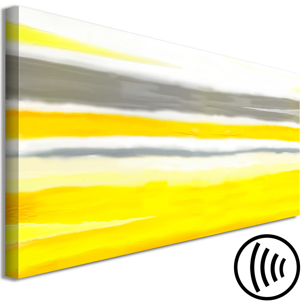 Obraz Farby Artysty (1-częściowy) - żółte Inspiracje W Sztuce Abstrakcyjnej