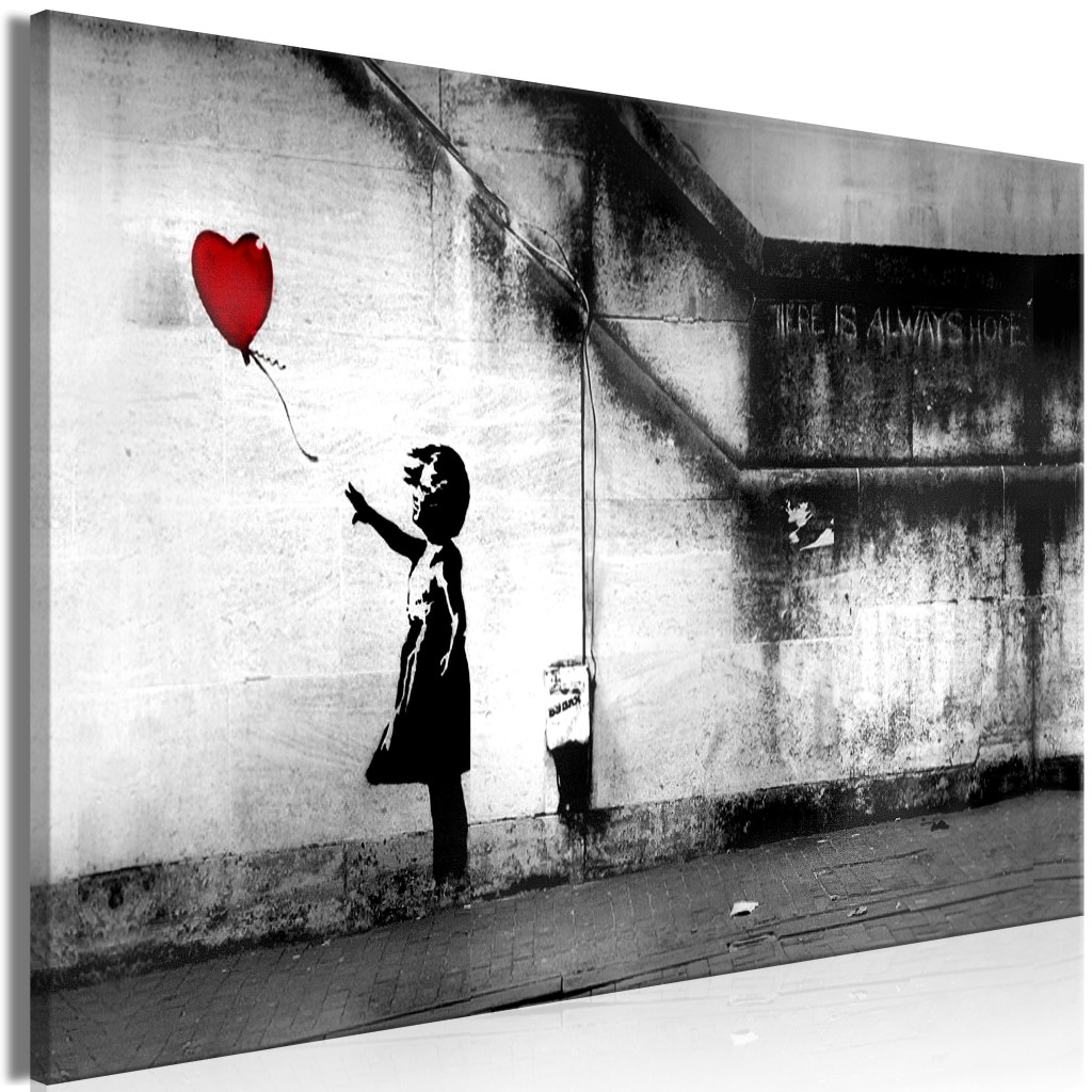 Schilderij Banksy: Runaway Balloon [Large Format]
