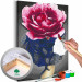 Obraz do malowania po numerach Kobieta kwiat 127142