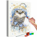 Wandbild zum Malen nach Zahlen Cold Owl 131442 additionalThumb 7