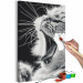 Paint by Number Kit Yawning Kitten 134542 additionalThumb 3