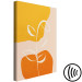 Cuadro decorativo Ramita blanca - motivo botánico abstracto en colores pastel 135642 additionalThumb 6