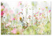 Impresión en el vidrio acrílico Colorful Meadow - Field Vegetation in Spring Bright Glow [Glass] 150842 additionalThumb 2