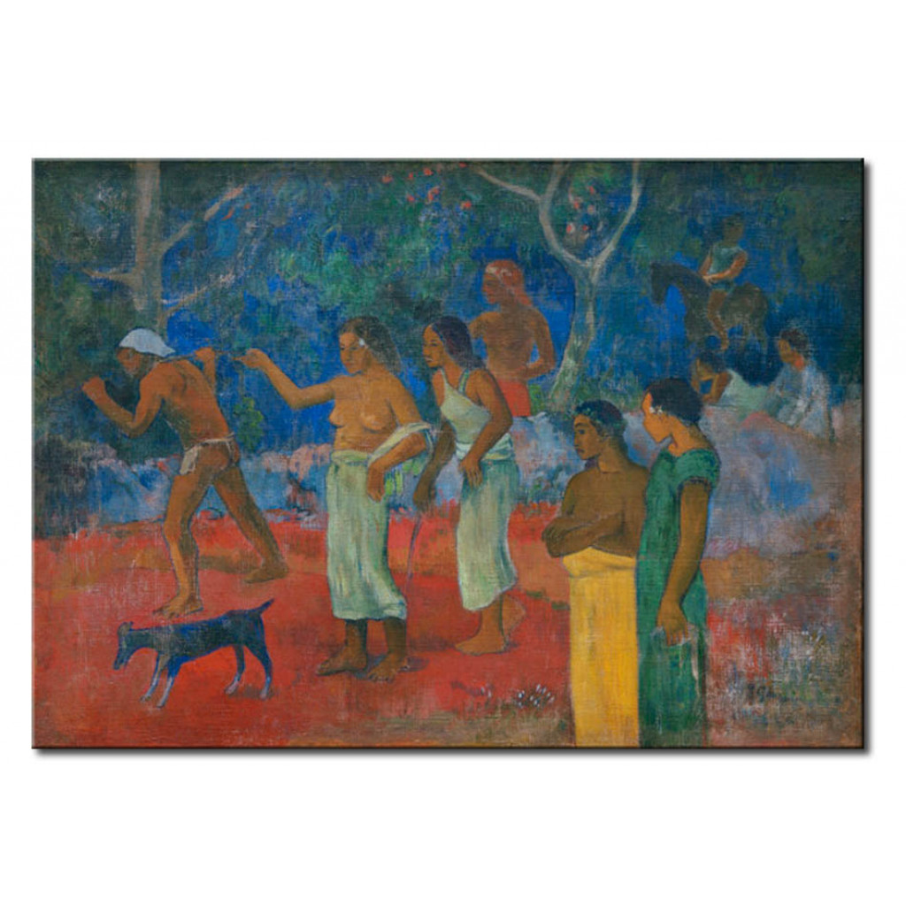 Schilderij  Paul Gauguin: Scenes Of Tahitian Life
