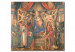 Réplica de pintura Virgen entronizada con el Niño y ángeles y los santos Catalina de Alejandría, San Agustín, Bernabé, Juan el Bautista, San Ignacio y el obispo Michael 51942