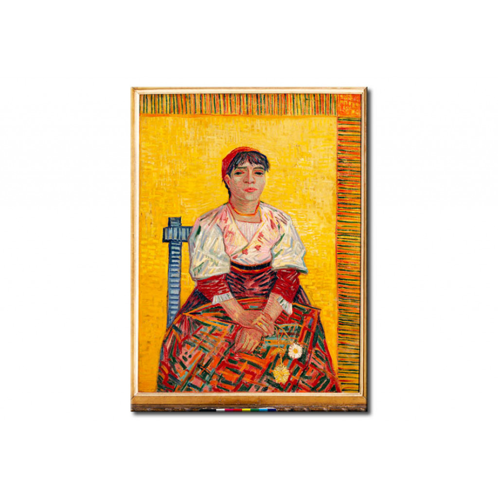 Schilderij  Vincent Van Gogh: The Italian Woman