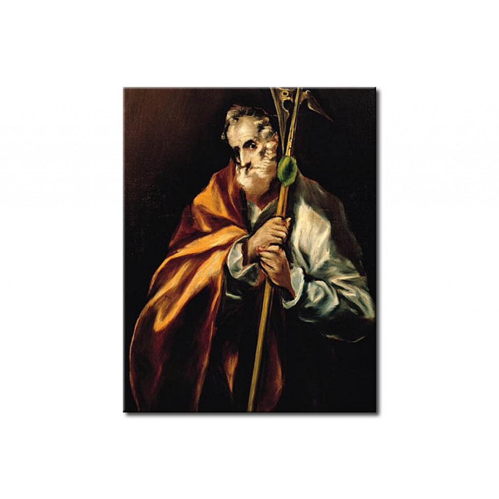 Schilderij  El Greco: St. Jude Thaddeus