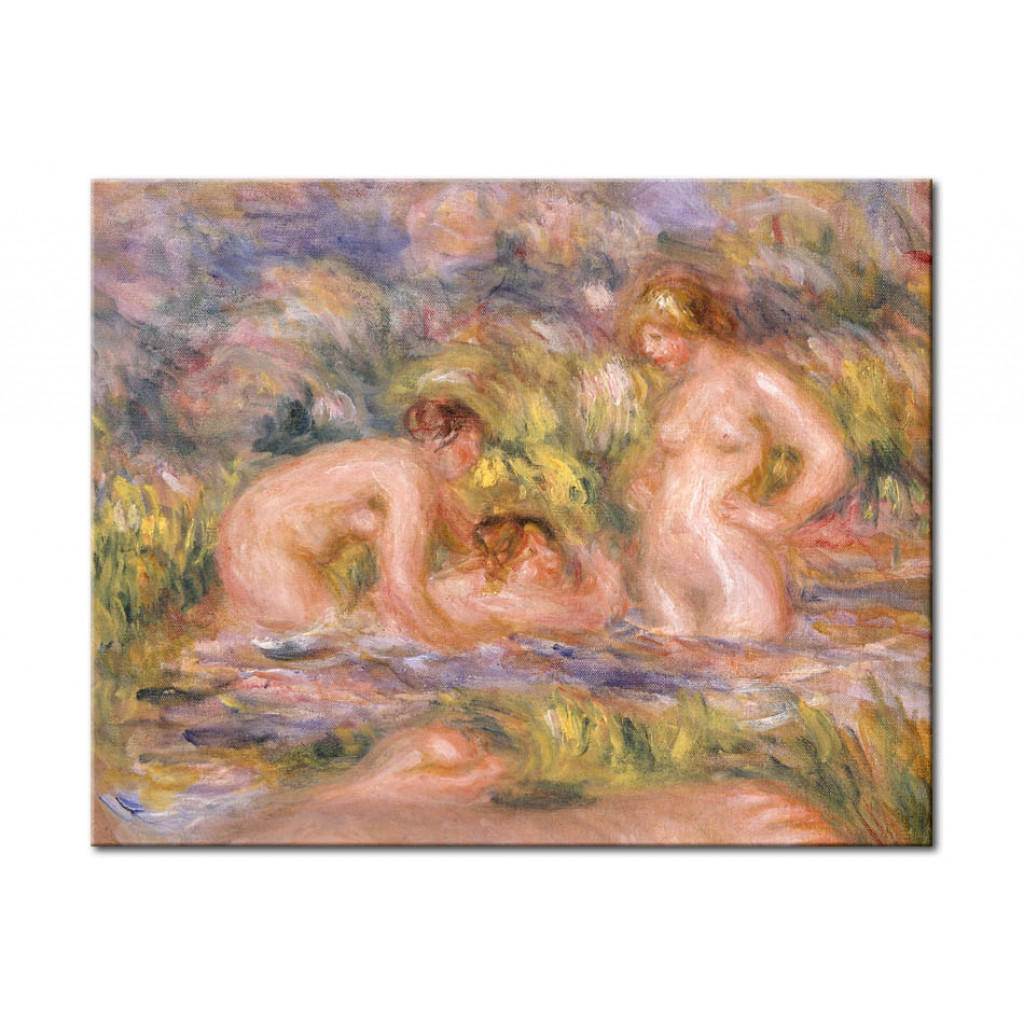 Schilderij  Pierre-Auguste Renoir: Les Baigneuses