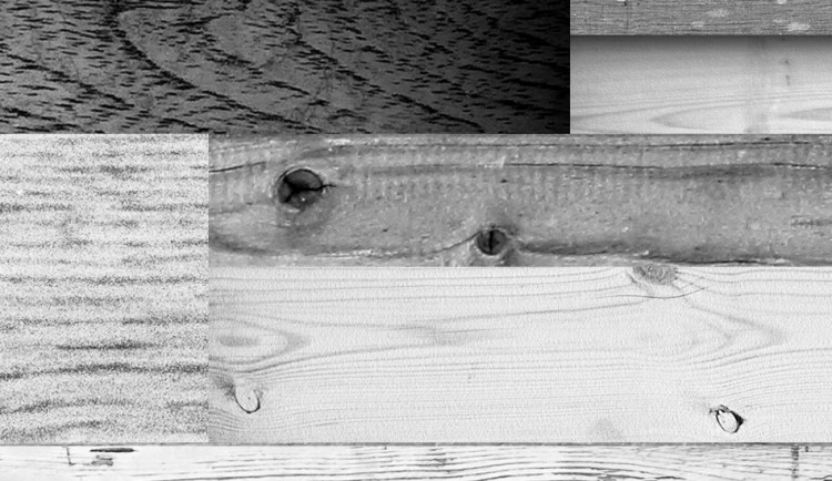 Fototapeta Drewniana tekstura - tło w deseniu szarych poziomych desek z drewna 61042 additionalImage 3