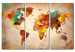 Tablero decorativo en corcho Painted World [Cork Map] 92142 additionalThumb 2