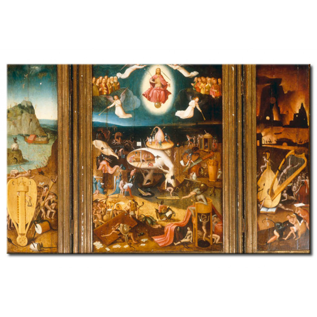 Schilderij  Hieronymus Bosch: The Last Judgement
