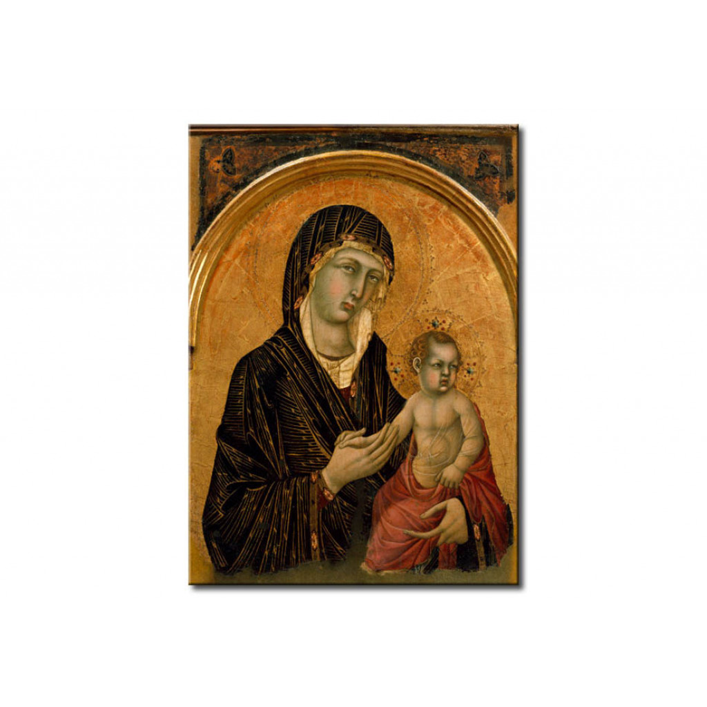 Schilderij  Simone Martini: Mary With Child