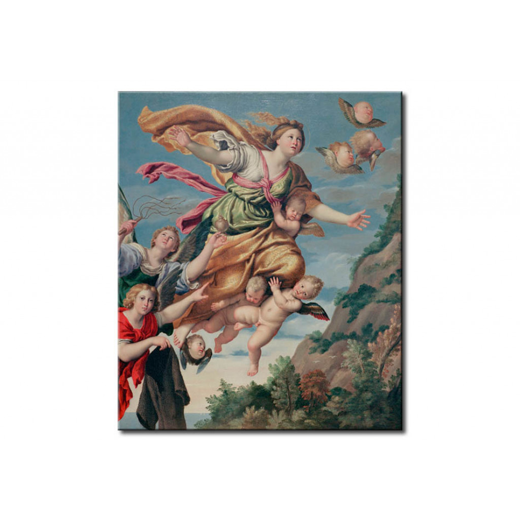 Schilderij  Domenichino: The Ascension Of Mary Magdalene