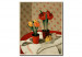 Wandbild Deux pots de tulipes rouges et jaunes 110352