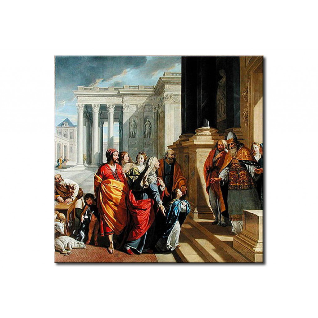 Schilderij  Philippe De Champaigne: Presentation Of The Virgin In The Temple