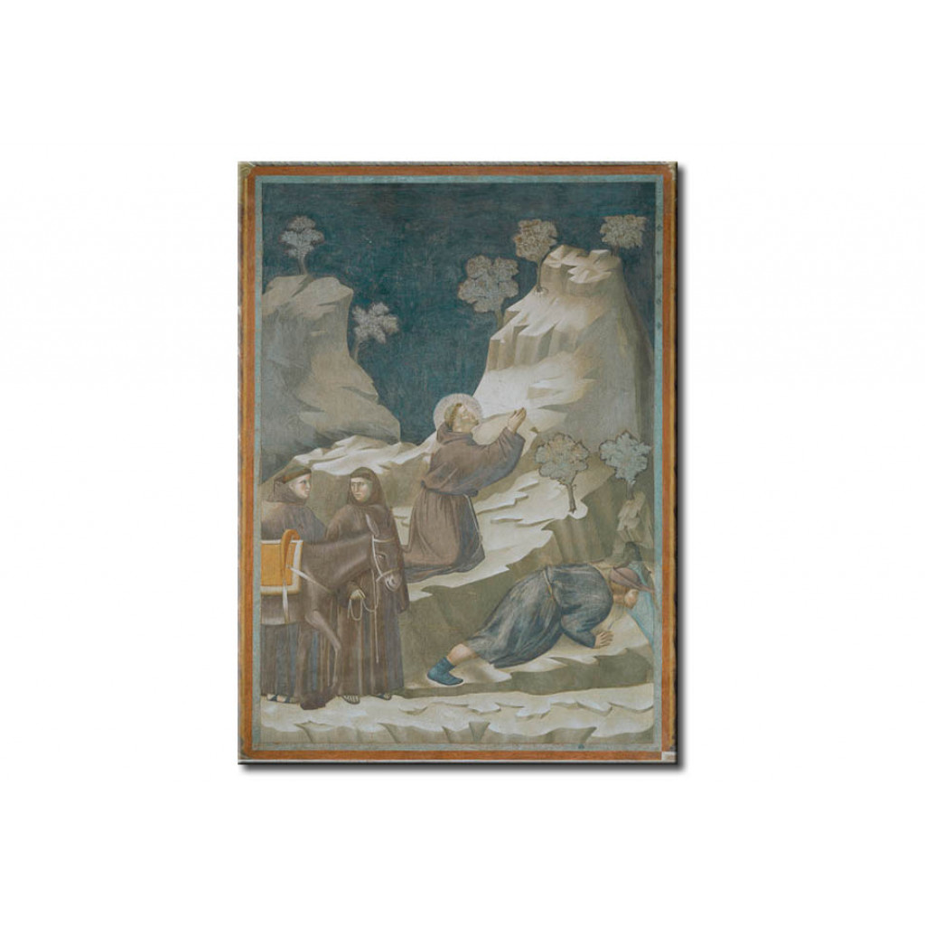 Schilderij  Giotto Di Bondone: The Spring Miracle