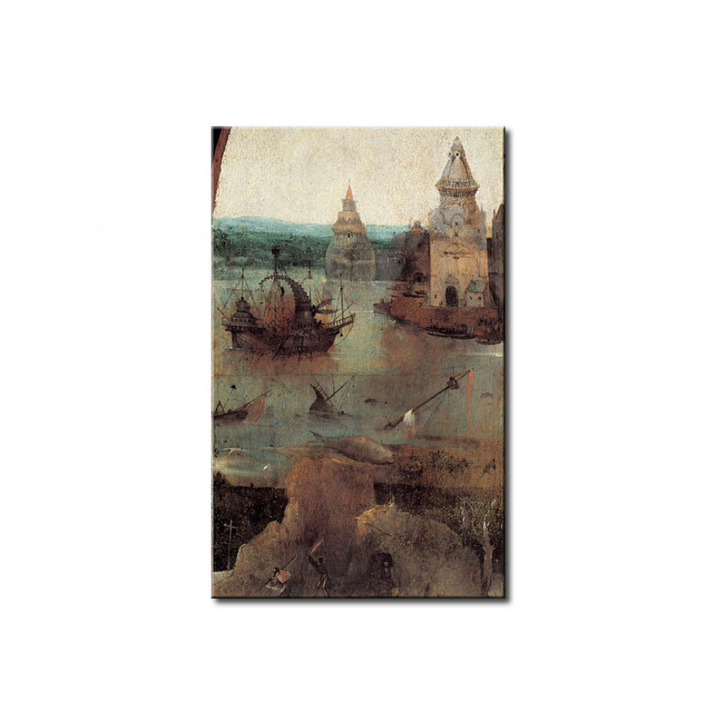 Schilderij  Hieronymus Bosch: View Of The Harbour