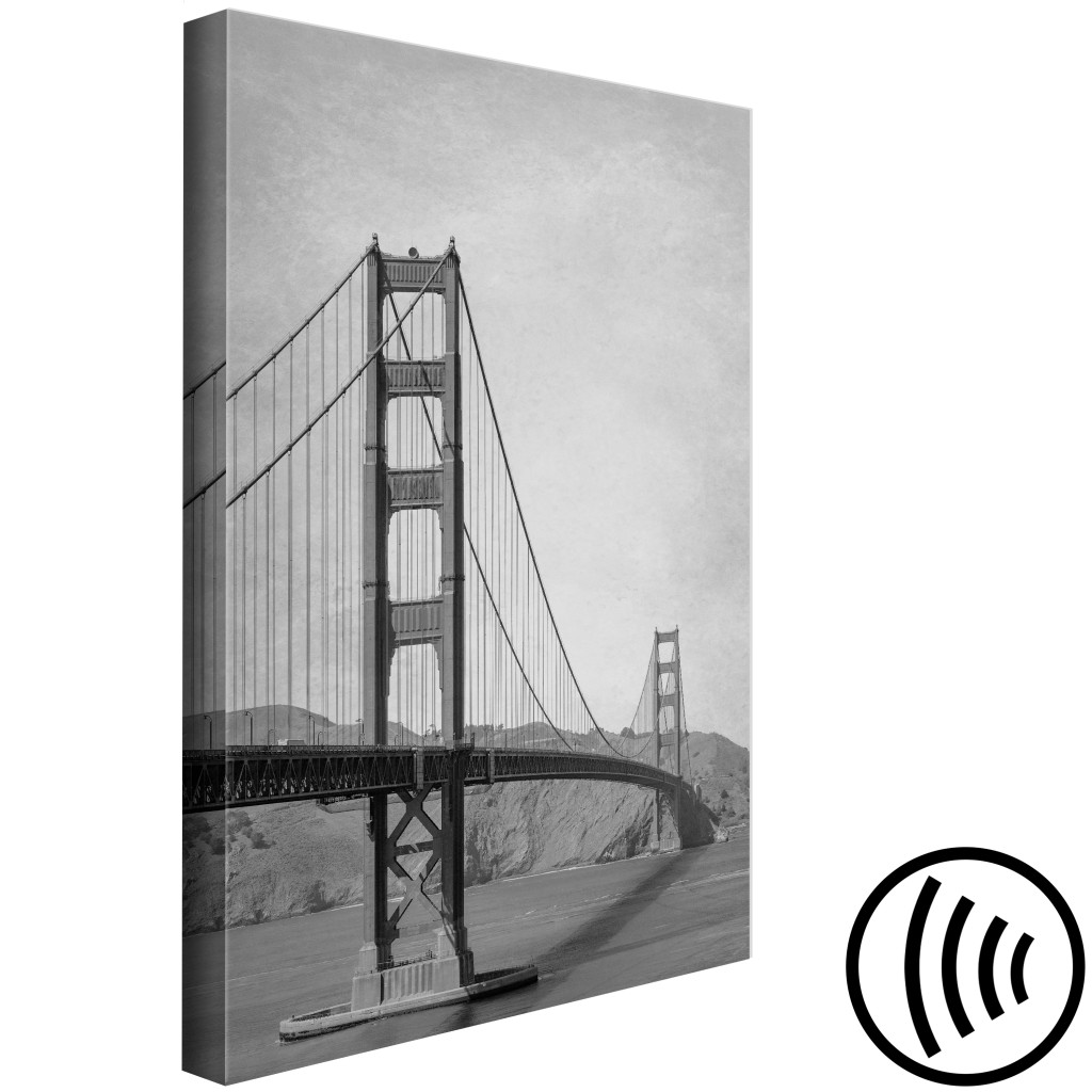 Obraz Most łączący Miasta (1-częściowy) - Fotografia Architektury USA