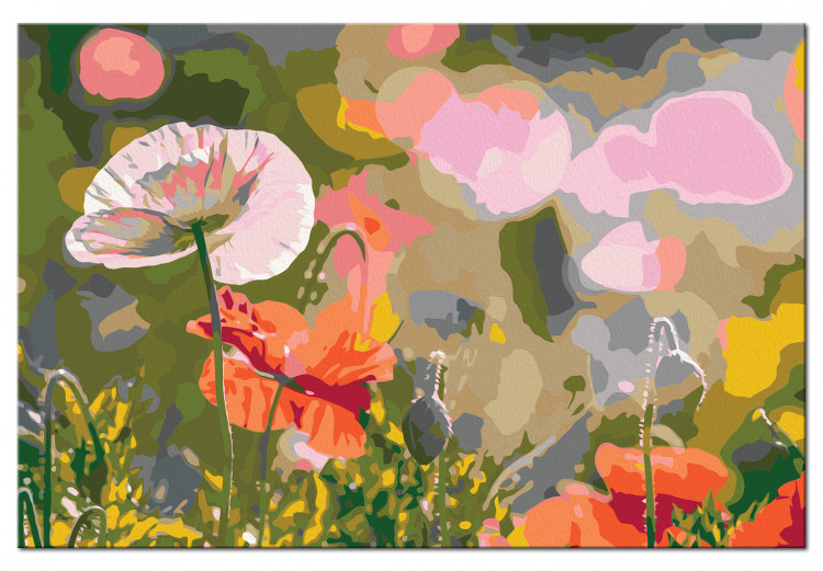 Wandbild zum Malen nach Zahlen Colorful Meadow 116752 additionalImage 6