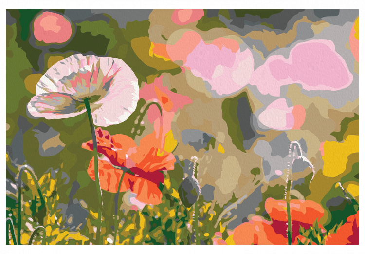 Wandbild zum Malen nach Zahlen Colorful Meadow 116752 additionalImage 7
