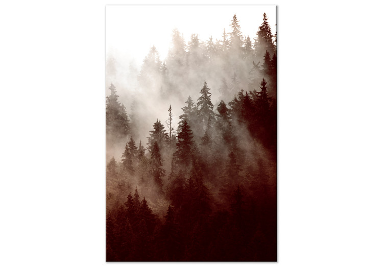 Leinwandbild Brown Forest (1 Part) Vertical