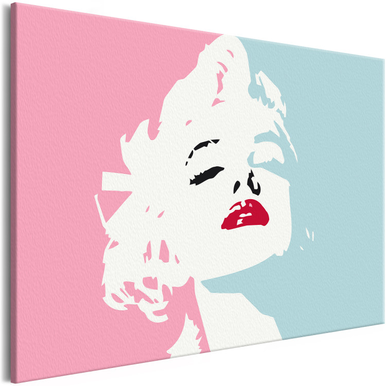 Cuadro numerado para pintar Marilyn in Pink 135152 additionalImage 6