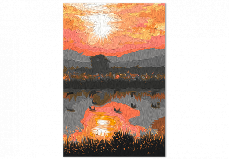 Paint by number Peaceful Lake - Landscape with Sunset over the Water 146552 additionalImage 7