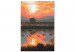 Paint by number Peaceful Lake - Landscape with Sunset over the Water 146552 additionalThumb 4
