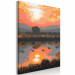 Paint by number Peaceful Lake - Landscape with Sunset over the Water 146552 additionalThumb 6