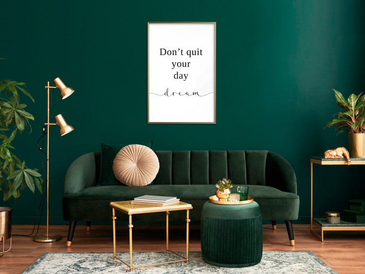 Poster Don’t Quit Your Day Dream - Dark Text on White Background 149252 additionalImage 12