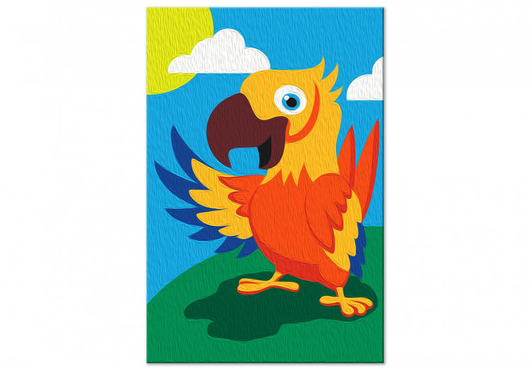 Set para pintar para niños Colorful Bird - Parrot in Bright Colors for Children 149752 additionalImage 6