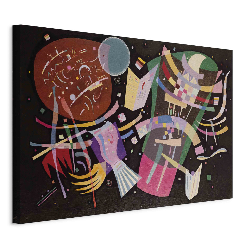Schilderij Composition X - A Colorful Abstraction By Wassily Kandinsky [Large Format]