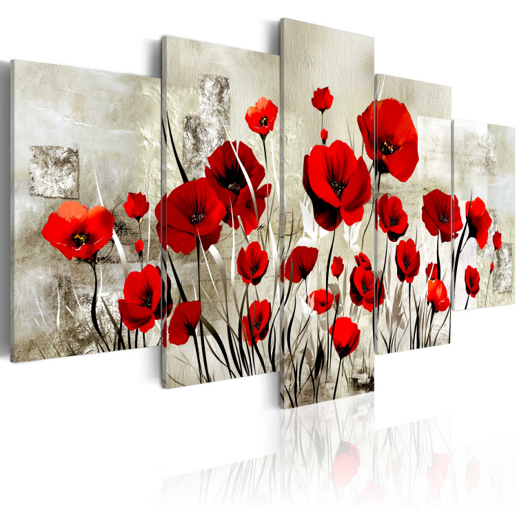 Canvas Art Print Scarlet Field 46952 additionalImage 2