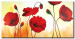 Canvas Art Print Red Poppies in the Sun (1-piece) - floral motif with designs 47152