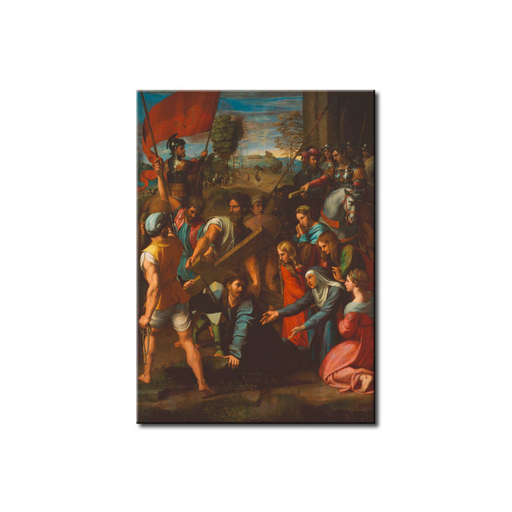 Schilderij  Rafael Santi: Christ Carrying The Cross