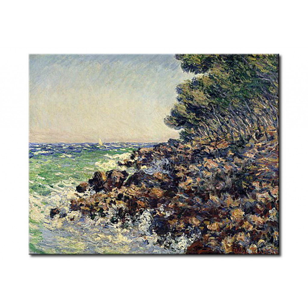 Schilderij  Claude Monet: Cap Martin