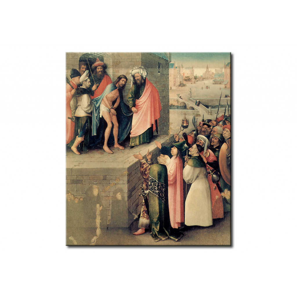 Schilderij  Hieronymus Bosch: The Presentation Of Christ Before The People